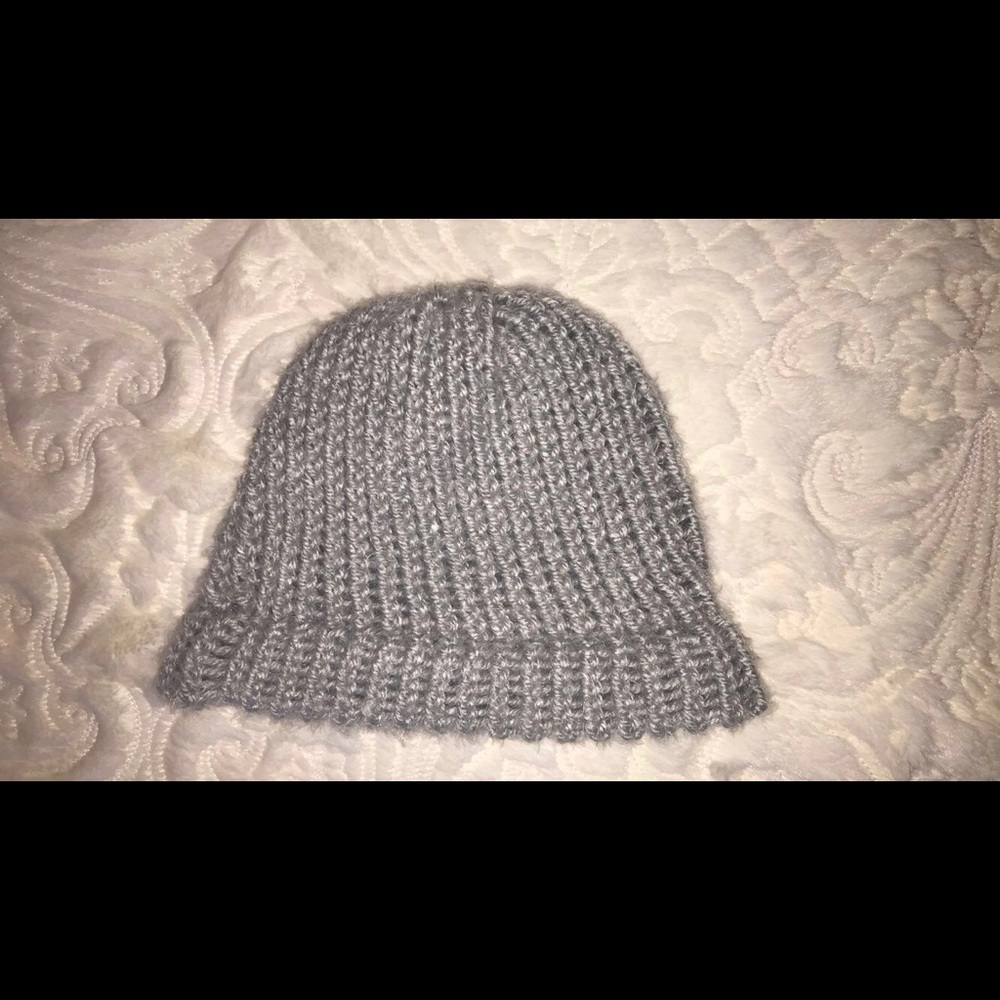 Hand knit beanie